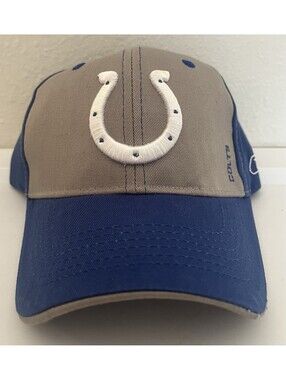 Indianapolis Colts NFL Reebok Blue Gray Hat Cap Adult Adjustable NEW